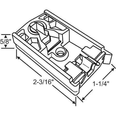 Strybuc POS Lock with Torque Plate 85-5016